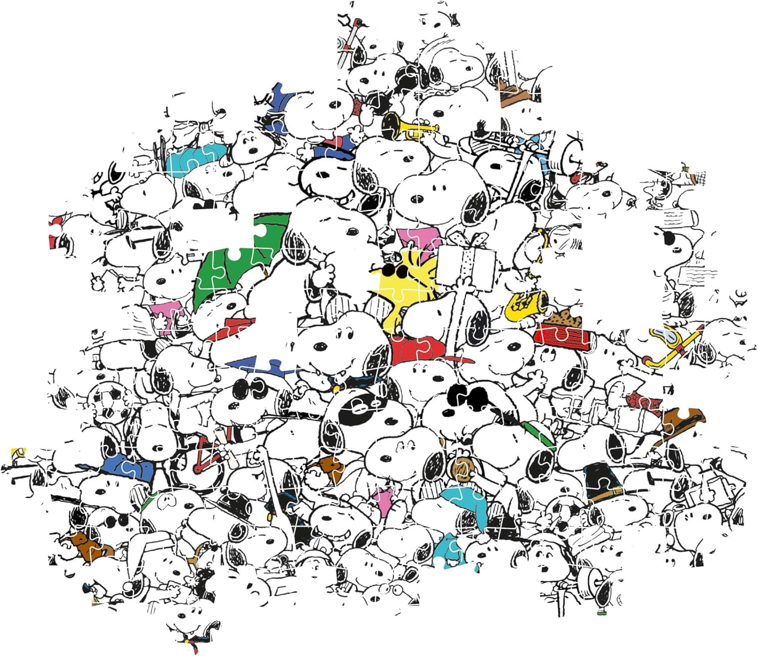 Clementoni - 39804 - Impossible Puzzle Peanuts - Puzzle da 1000 pezzi per adulti e bambini dai 14 anni, gioco di abilità per tutta la famiglia Puzzle Naty Shop