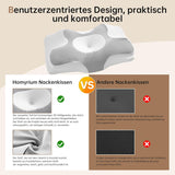 Homyrium Cuscino Collo ergonomico Cuscino ortopedico Memory Foam Cuscino di supporto per collo Cuscino antirussamento Cuscino per chi dorme sul fianco Cuscino per la schiena Cuscini ortopedici cervicali grigi Naty Shop