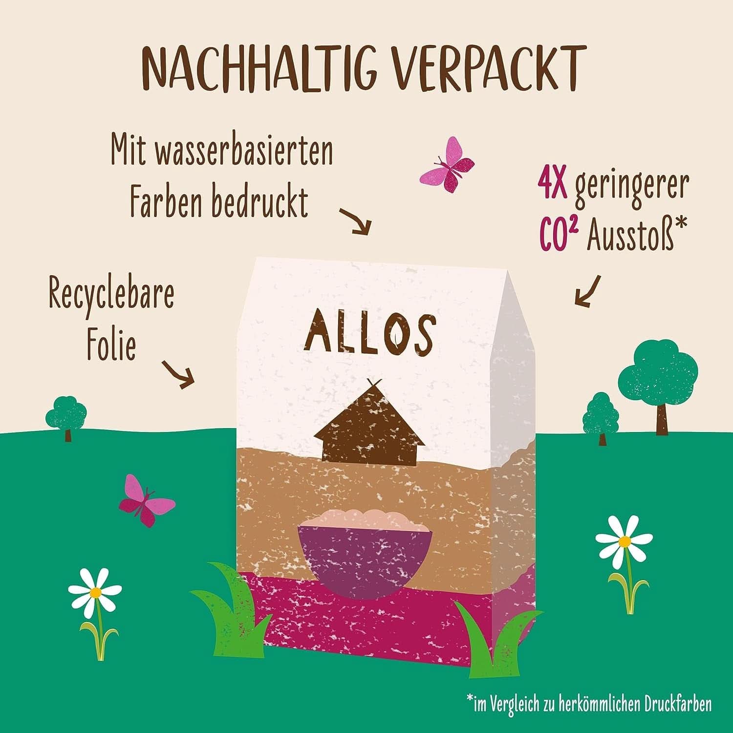 Allos, muesli ai frutti di bosco non zuccherato, confezione 5 x 500 grammi Cereals Naty Shop