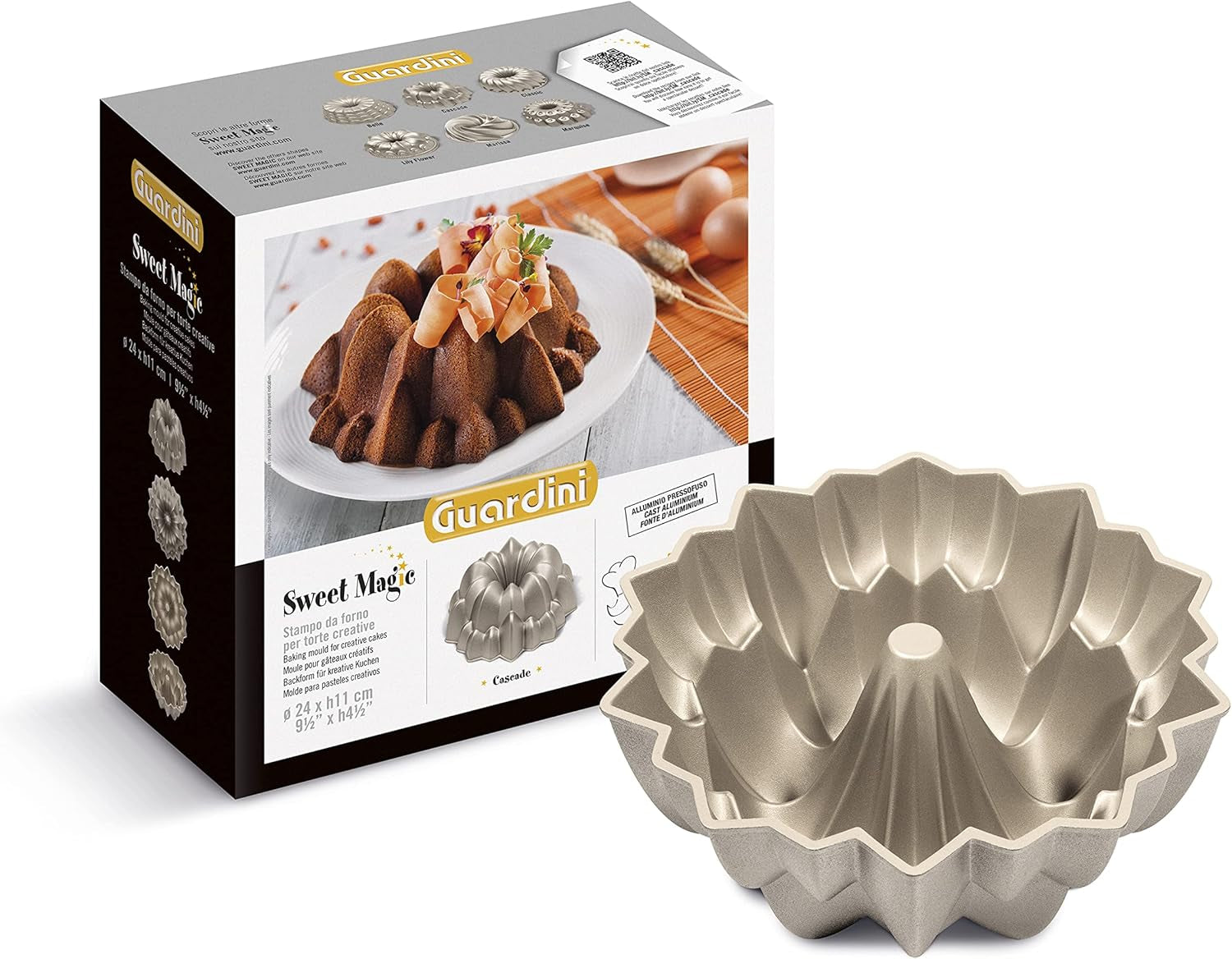 Sweet Magic Backform, Stampi Stahl e teglie da forno Naty Shop Cascade
