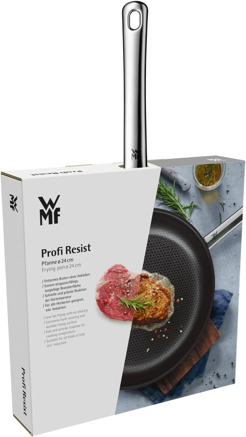 Pentola a induzione WMF Profi Resist 24 cm, materiale con rivestimento multistrato, struttura a nido d'ape, manico in acciaio inox, resistente al forno Pentole e Padelle Naty Shop