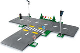 LEGO City Incrocio stradale con semaforo Set da costruzione con mattoncini fosforescenti 60304 Set da costruzione Besuche den LEGO-Store