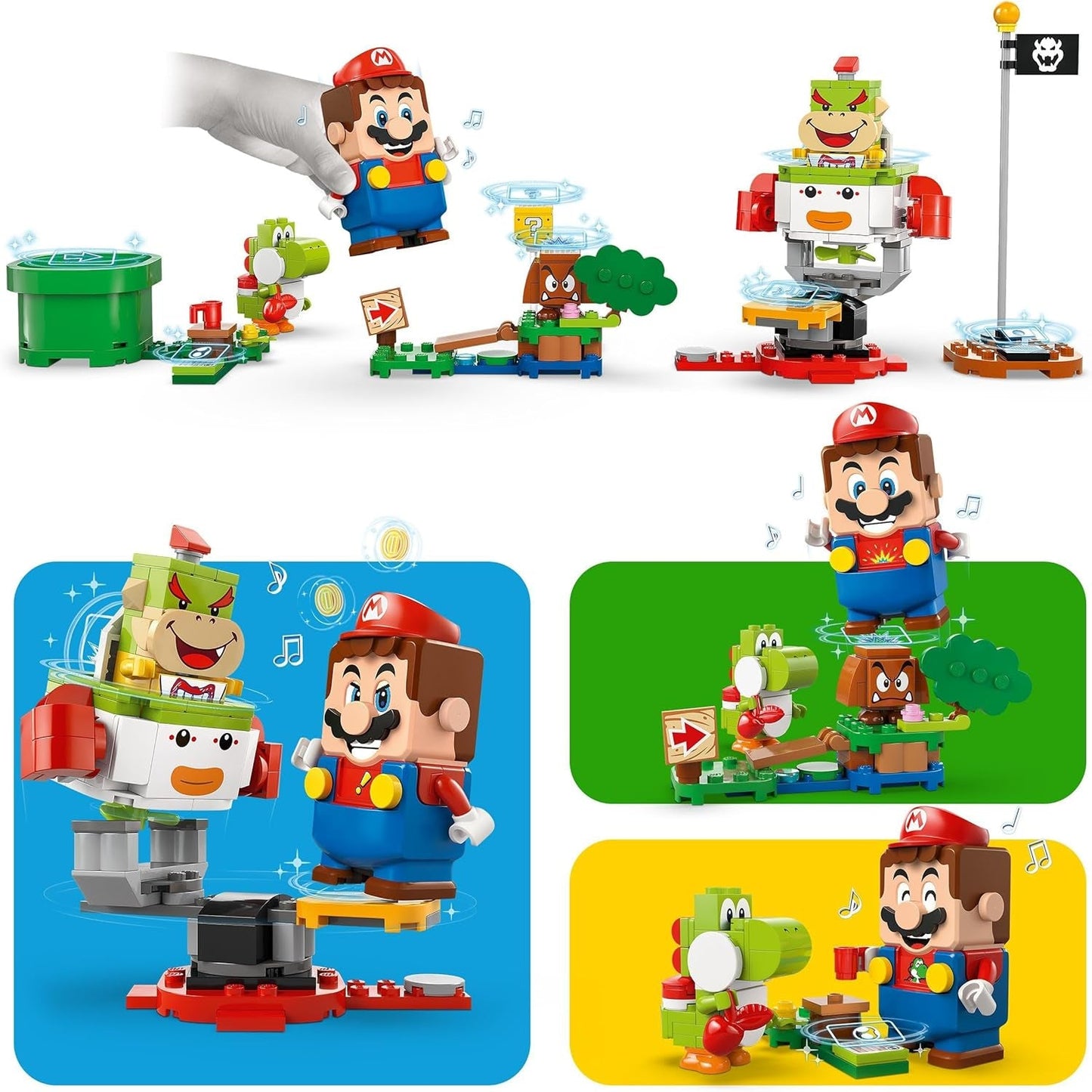 LEGO Super Mario Adventure con Mario interattivo, set carretto del clown junior, Yoshi giocattolo, regalo Nintendo per ragazzi, ragazze e giocatori dai 6 anni in su 71439 Set da costruzione Acquista dal negozio LEGO