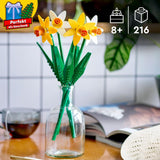 Narcisi LEGO Botanicals - Regali di Pasqua per ragazze e ragazzi - Fiori artificiali per bambini - Bouquet di fiori come decorazione per la stanza o l'ufficio - Regalo per donne - 40747 Set da costruzione Besuche den LEGO-Store