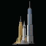 LEGO Architecture New York City Set, Kit modello Skyline con World Trade Center e Statua della Libertà, Creazioni per adulti, Decorazioni per la casa e l'ufficio, Regali per donne e uomini 21028 Set da costruzione Besuche den LEGO-Store