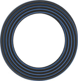 Fiskars L Tubo dell'acqua, Protezione UV, Testato a pressione, Livello di rigidità alla torsione 4 (su 5), 30 m, Ø 1,3 cm (1/2"), 4,2 kg, Nero/Arancione/Blu, 1027105