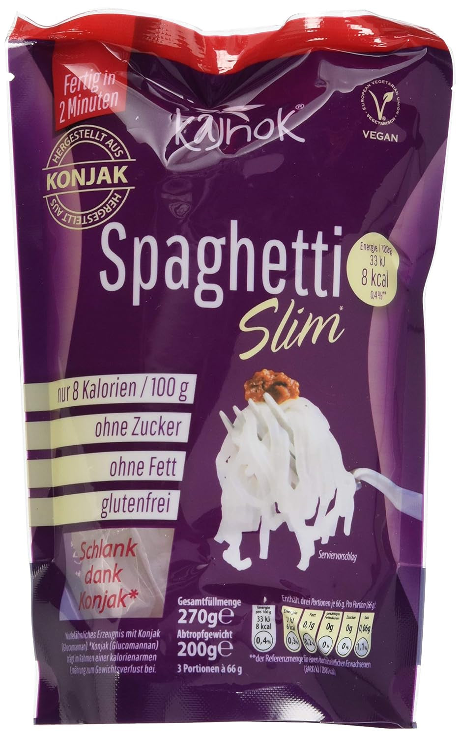Spaghetti vegani sottili, 200g