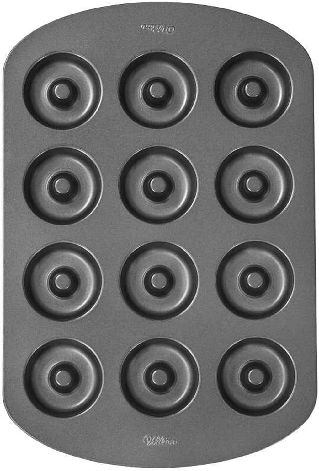 Wilton Donut-Backform Mit 12 Mulden Donutform, Hochwertige Donut Backform Mit Antihaftbeschichtung Für 12 Mini-Donuts, Spülmaschinenfest Stampi e vassoi per cuocere al forno Naty Shop