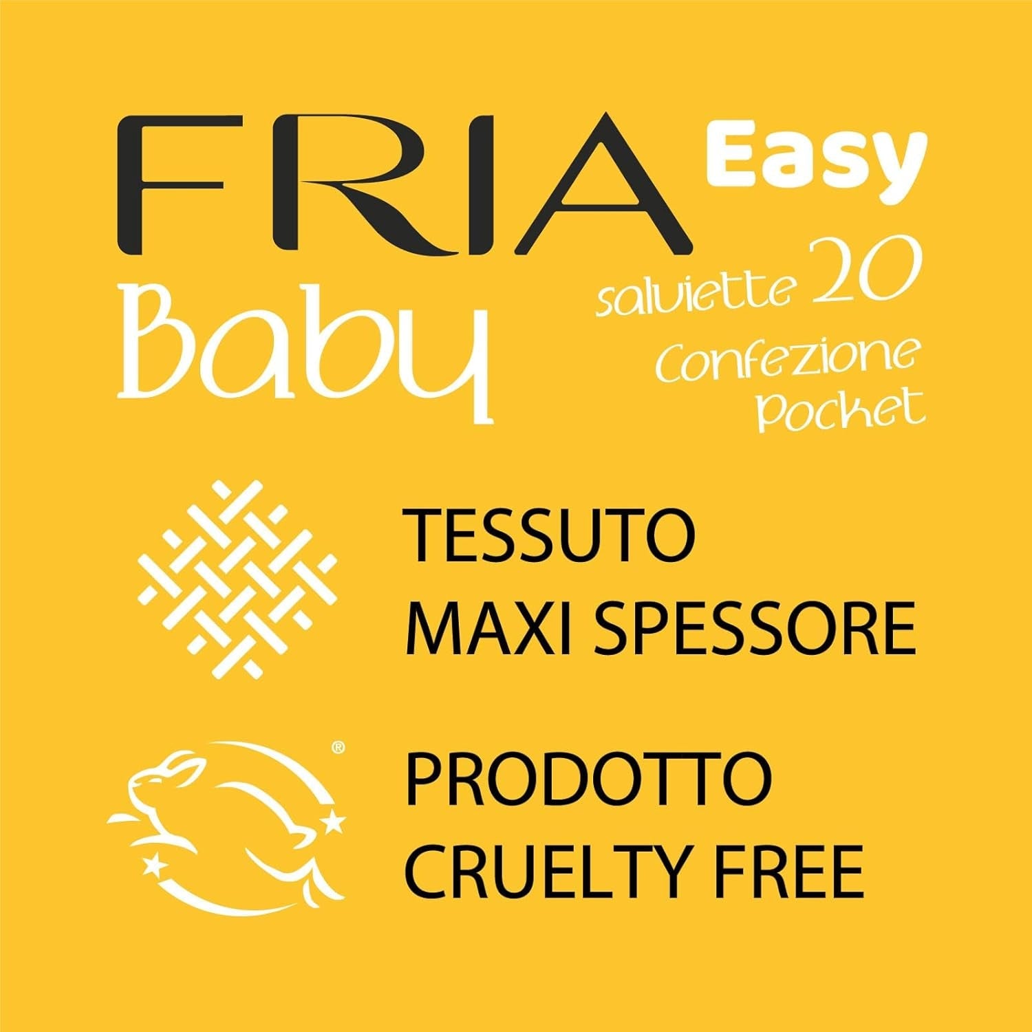 Salviettine umidificate Easy Baby con Aloe Vera ed Estratto di Miele Idratanti per la Pelle, Dermatologicamente Testate, Confezione da 20 Salviette