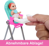 Barbie Skipper bambola e accessori Playset Cibo Babysitting Set Giocattolo che cambia colore HTK35