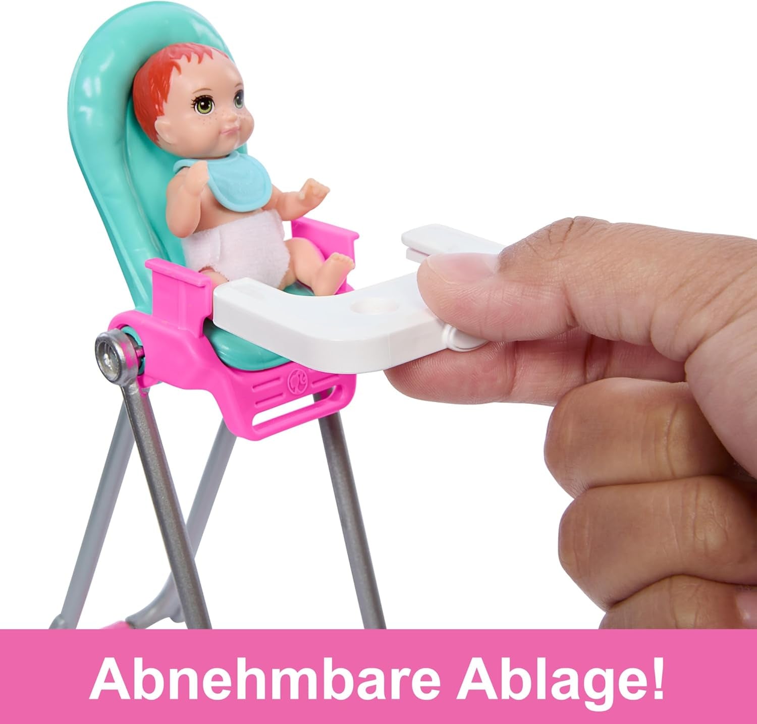 Barbie Skipper bambola e accessori Playset Cibo Babysitting Set Giocattolo che cambia colore HTK35