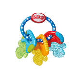 L'anello da dentizione per neonati Nuby favorisce la vista e le capacità motorie; il giocattolo afferrante in gel di ghiaccio raggiunge anche i molari; da 4+ mesi