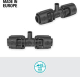 Raccordo a T Gardena Micro-Drip-System per ugelli spruzzatori: collegamento tra tubi da 13 mm e un ugello spruzzatore, irrigazione automatica delle piante, tecnologia di collegamento semplice e veloce, riutilizzabile (13206-20)