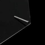 Pannello display per unghie in vetro acrilico con strisce display e nano adesivo, display per punte delle unghie, cartella colori trasparente per nail art, display per nail art, display per esercizi per unghie (trasparente)