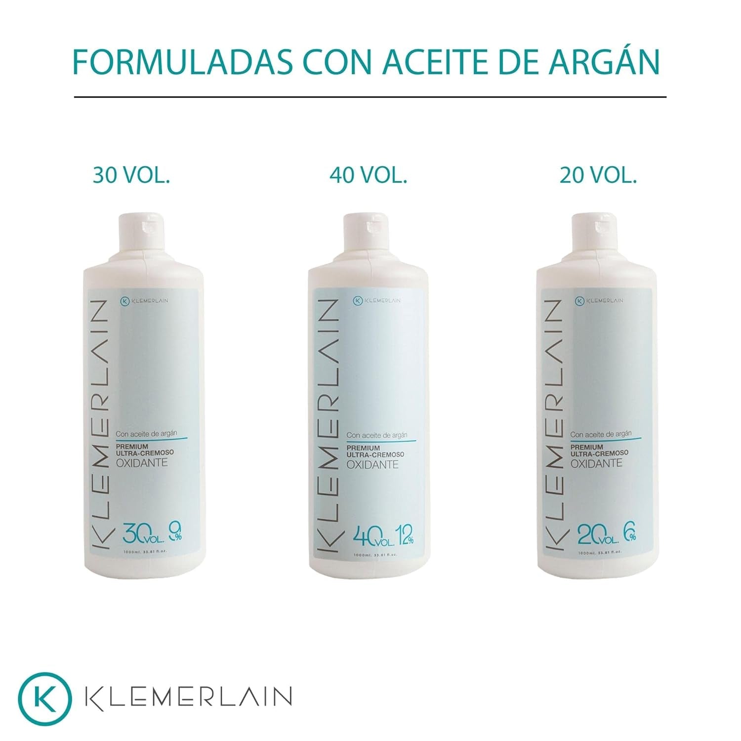 Crema per capelli con ossigeno. Ultra-crema ossidante per capelli. Tintura permanente per capelli. vegano. Tintura per capelli - 1000 ml (20 vol., 6%) Tintura per capelli Naty Shop