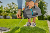 Set Pompa da Giardino Gardena 4100 Silent: Pompa per irrigazione Molto Silenziosa e Innovativa con Attacco di Aspirazione da 3,5 m e Tubo Classico da 20 m, Portata 4100 L/h, Motore da 550 W, Impermeabile, Economica (9051-20)