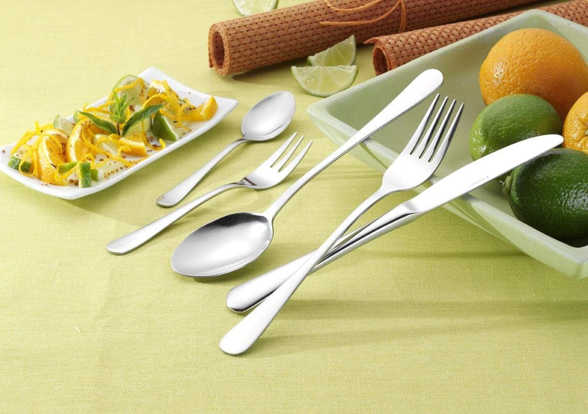 Set Posate Sylvia In acciaio inox 18/0 Lucido 30 pezzi Kitchen Naty Shop