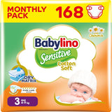 Pannolini per bambini Sensitive taglia 4, Maxi (8-13 kg), 20 pezzi