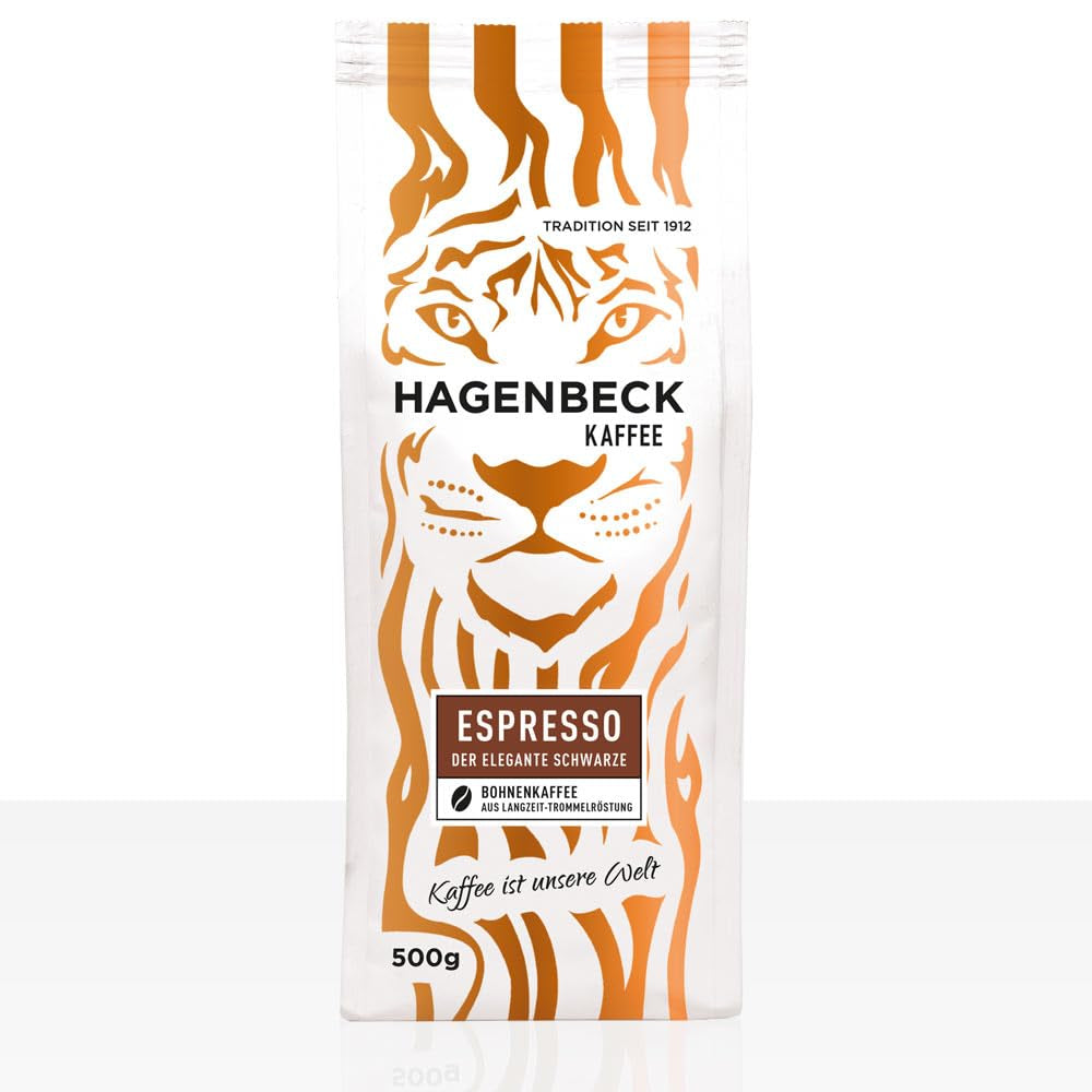 Hagenbeck Espresso The Elegant Black 5 chicchi di caffè x 500g