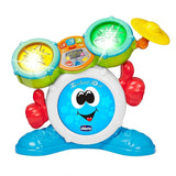 Chicco 00009820100000 Mi First batteria con luci e suoni, 3 modalità di gioco strumento musicale con batteria per bambini, multicolore, Large Jucarii Bebe Naty Shop Multicolor