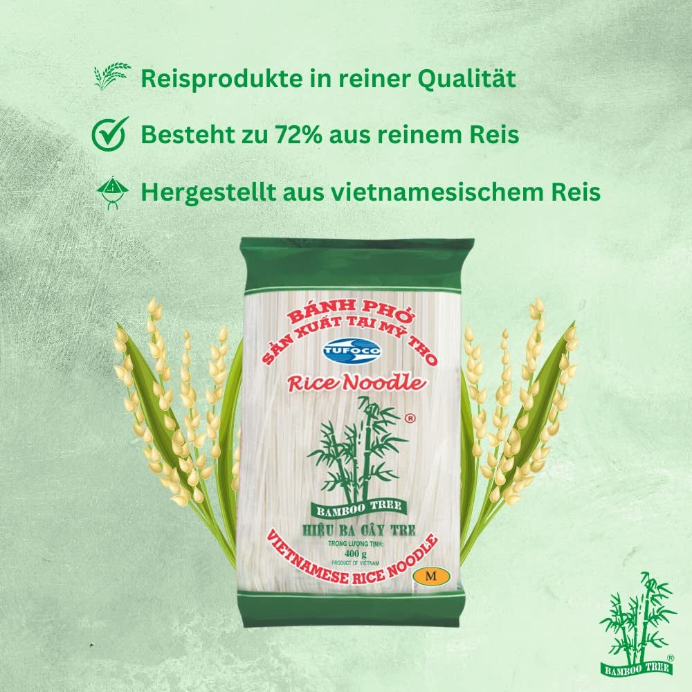 ALBERO DI BAMBÙ - Reisnudeln 3 Mm. - 1 X 400 GR