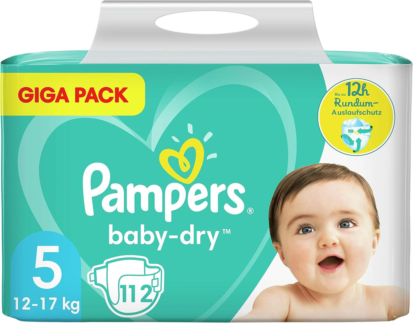 Pannolini Pampers 81657566 Pantaloni Baby-Dry, bianchi