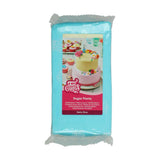Fondant arrotolato FunCakes Baby Blue: facile da usare, liscio, flessibile, morbido e modellabile, perfetto per decorare torte, halal, kosher e senza glutine. 1 kg Naty Shop Titolo predefinito pasta di zucchero