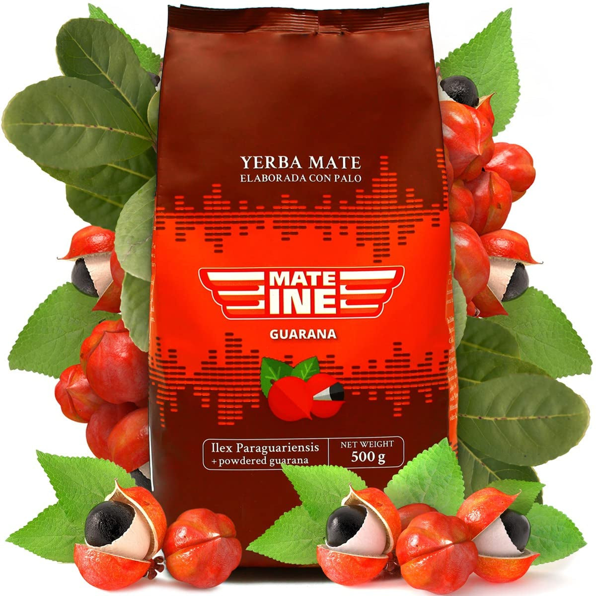 Mate Yerba Mate tè al guaranà, neutro, 500 g