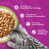 Whiskas Senior 7+ Selezione Mista di Cibo Umido in Salsa, 48 Bustine, 12x85g (Confezione da 4) - Cibo Umido di Alta Qualità per Gatti dai 7 Anni in su