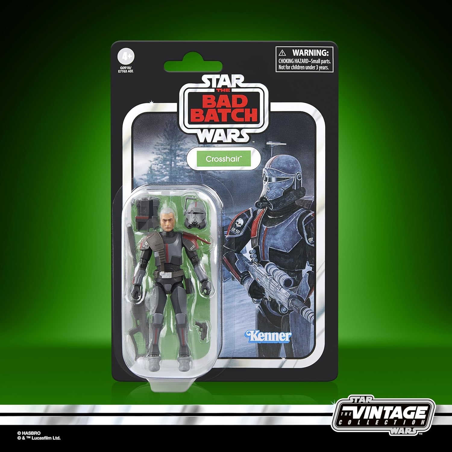 Collezione Star Wars Vintage Crosshair, Star Wars: Bad Batch Action Figure da collezionare (9,5 Cm) Action figures Naty Shop
