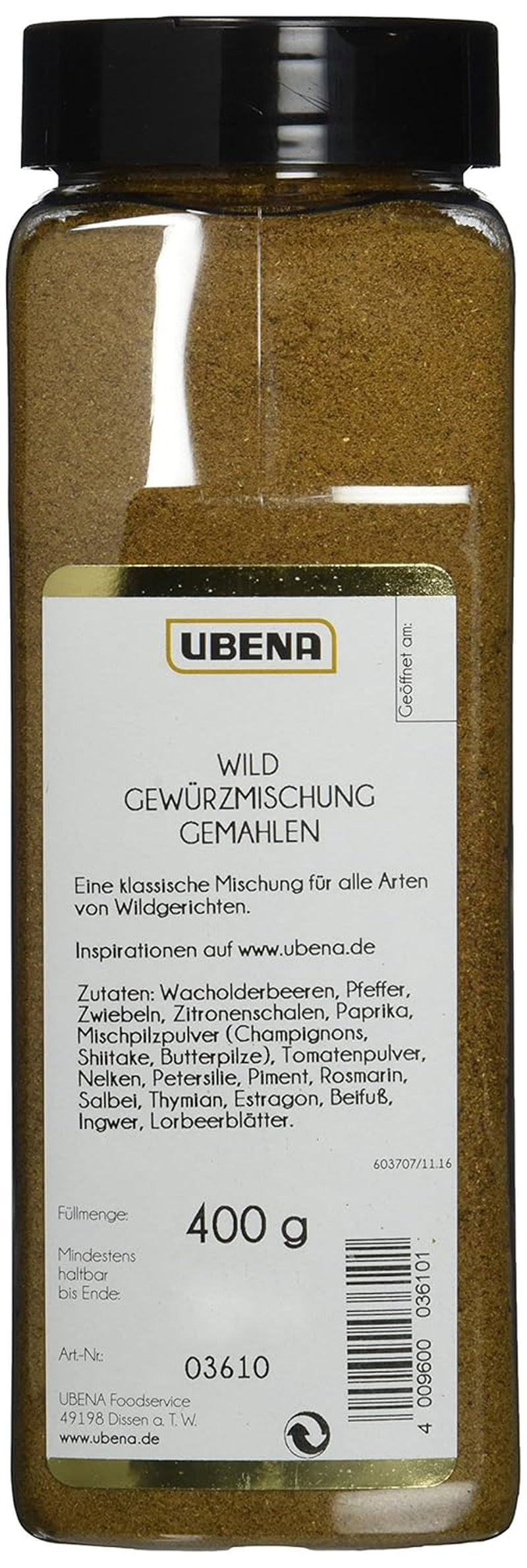 Wild Gewürz 400 g, confezione 1 (1x 0,4 kg)