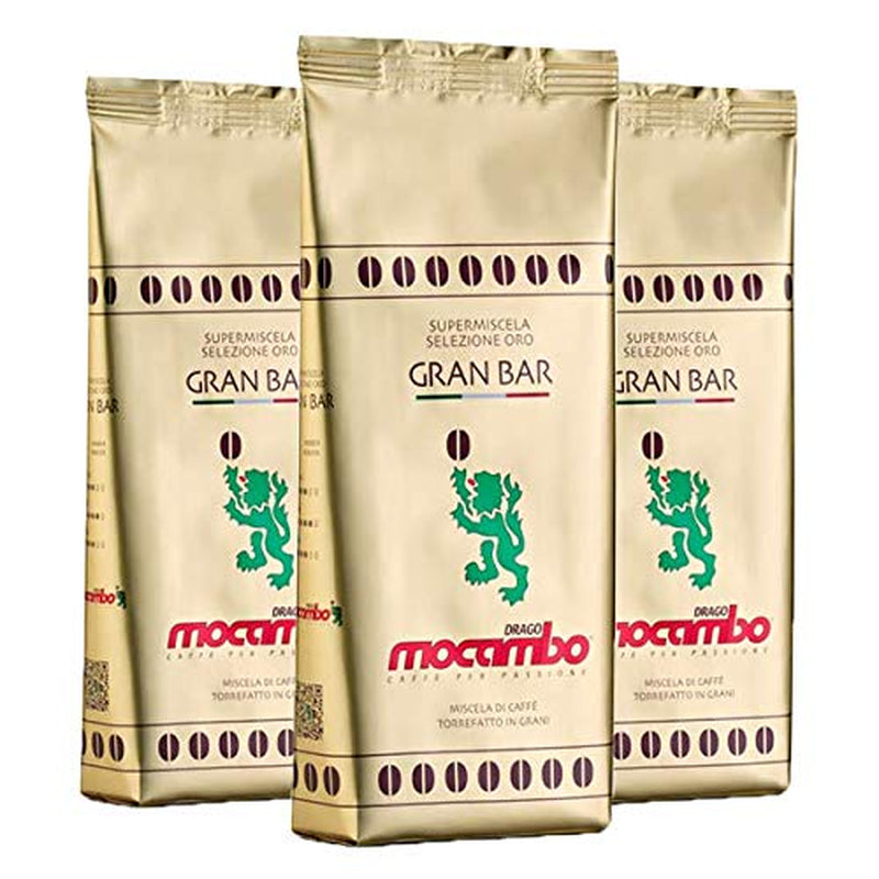 3 x Mocambo Gran Bar Selezione Oro, grani da 250 g