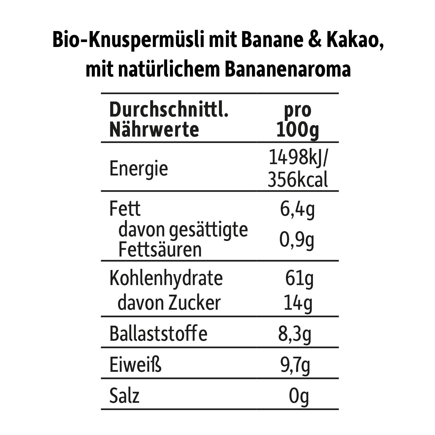 FRECHE FREUNDE KIDS, Bobs & DIKKAs Muesli Croccante Alla Banana E Cacao, Muesli Croccante Al Cioccolato Per Bambini, A Basso Contenuto Di Zuccheri, Senza Additivi, 100% Vegano, 6 Pezzi (6 x 280g)