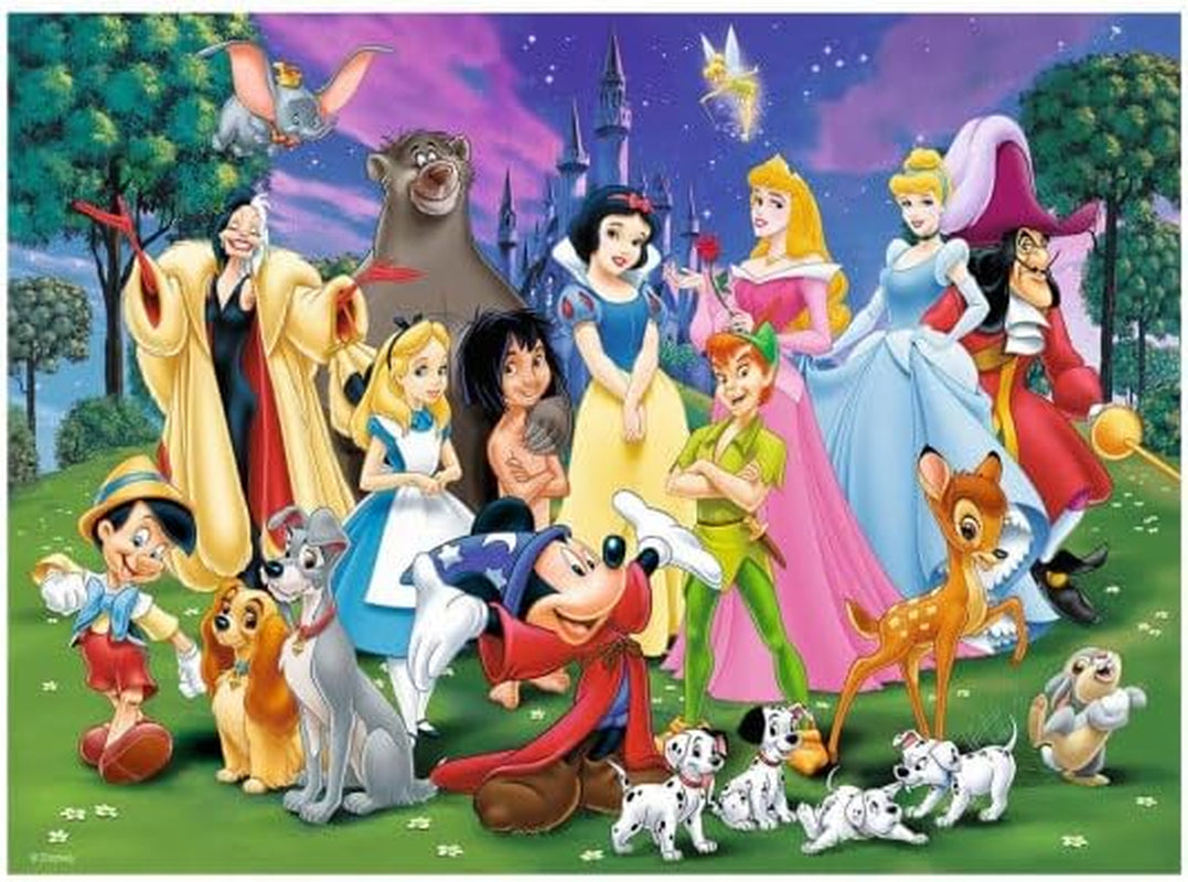 Puzzle Ravensburger per bambini - 12698 I preferiti Disney - Puzzle Disney per bambini dagli 8 anni in su, con 200 pezzi in formato XXL Puzzle Naty Shop