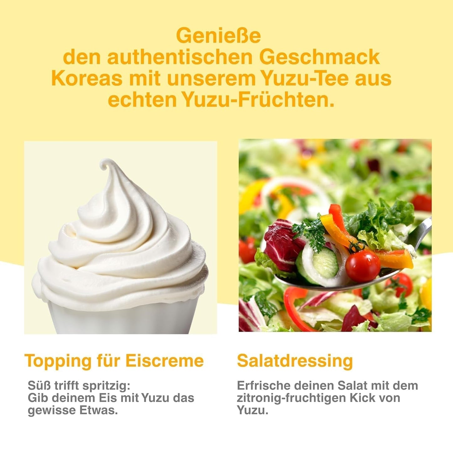 Bevanda coreana Easycookasia – Tè allo Yuzu | Fruttato, dolce e agrumato | Con vitamina C | Per tè, limonata, cocktail e dessert | Scopri la cultura asiatica del tè (500g)