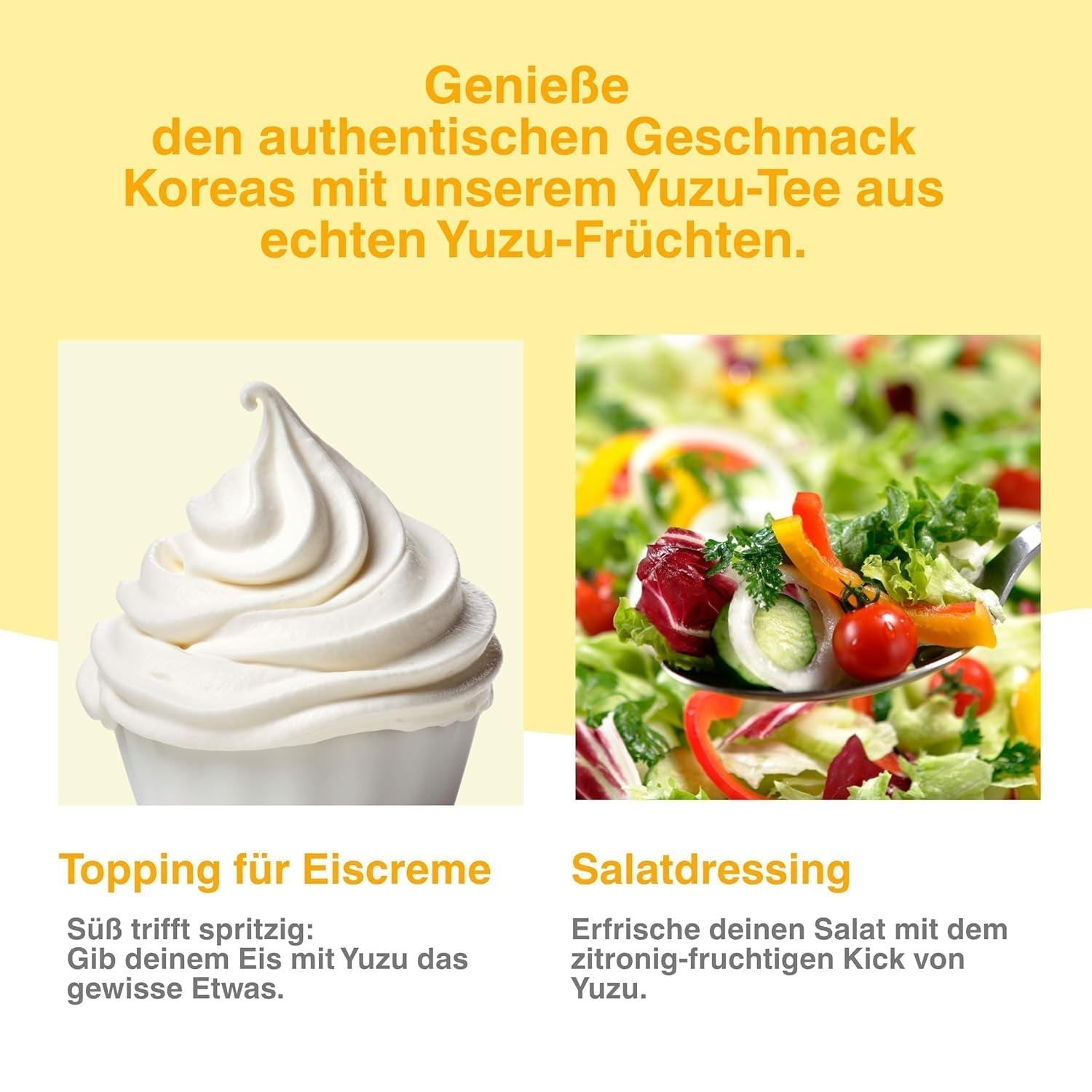 Bevanda coreana Easycookasia – Tè allo Yuzu | Fruttato, dolce e agrumato | Con vitamina C | Per tè, limonata, cocktail e dessert | Scopri la cultura asiatica del tè (500g)