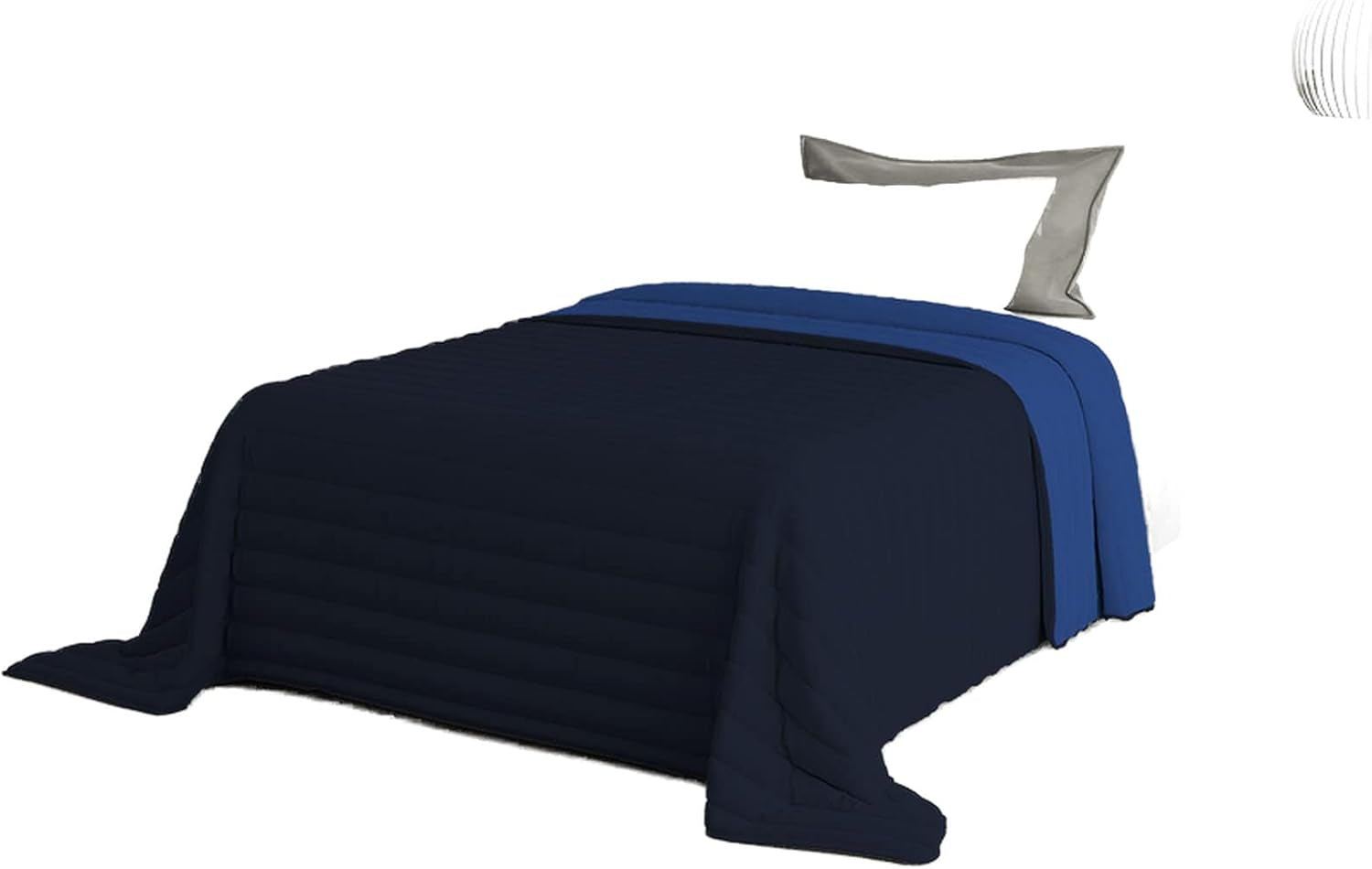 Biancheria da letto italiana Estivo letto singolo, lino, Acqua, 170 X 270 Cm Piumini e trapunte Naty Shop Blu 170 X 270 Cm