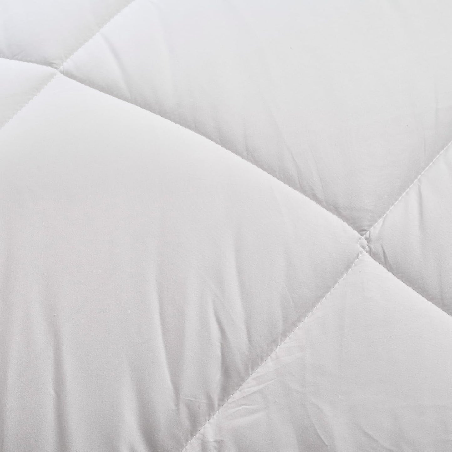 Calda trapunta per 1 persona, Hygiafill lavabile a 95°, testata professionalmente, bianco, 140X200Cm, KBOB40 Trapunte e trapunte Naty Shop