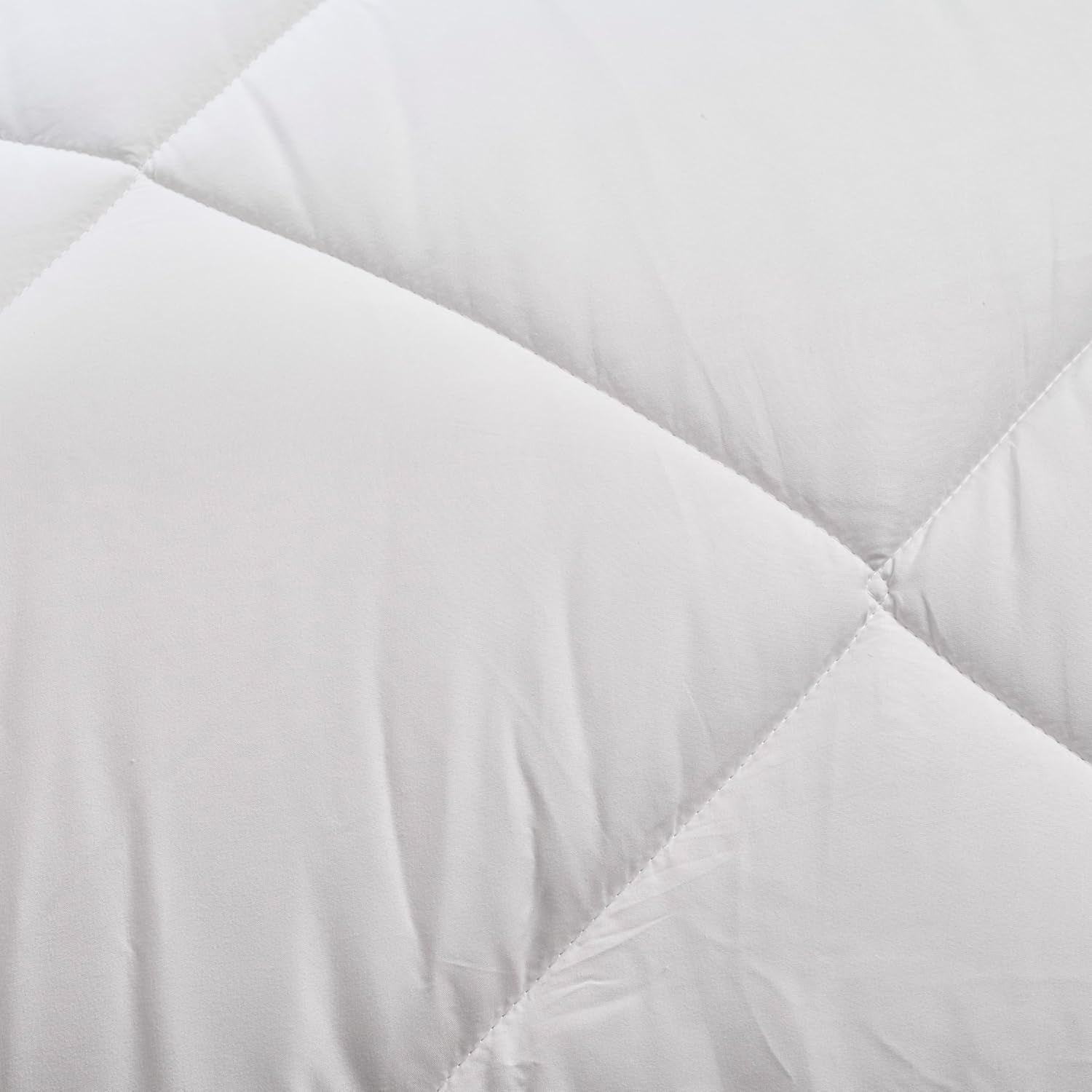 Calda trapunta per 1 persona, Hygiafill lavabile a 95°, testata professionalmente, bianco, 140X200Cm, KBOB40 Trapunte e trapunte Naty Shop
