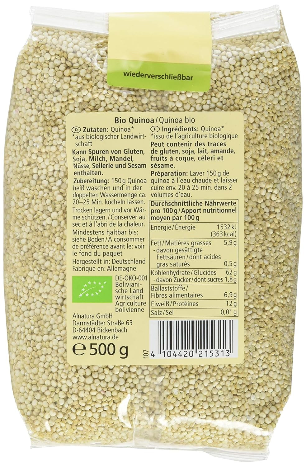 Quinoa biologica, 500g