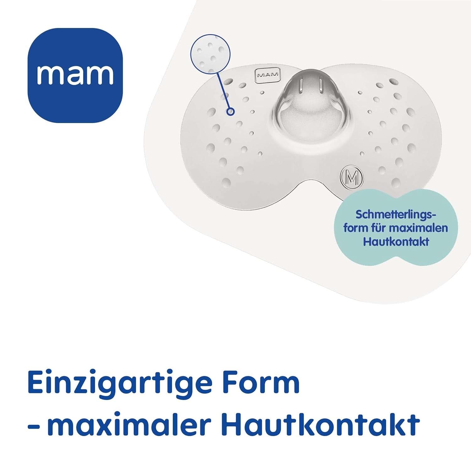 MAM Stillhütchen Größe L (Ø 23 Mm) Im 2Er-Set, Extra Weiche Brusthütchen Zum Schutz Beim Stillen, Brustwarzenschutz Für Maximalen Hautkontakt Zwischen Mutter Und Kind Accessori Alimentazione e allattamento Bebe Naty Shop