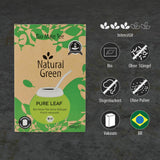 Delicatino - PURE LEAF verde naturale 500G, yerba mate biologica senza stelo, fresca e senza fumo, coltivata biologicamente, confezionata sottovuoto per la massima freschezza