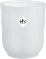 elho Vibes Fold Orchid High 12,5 cm - Vasi per orchidee da interno - Vasi da fiori da interno - 100% plastica riciclata - Bianco/Bianco seta