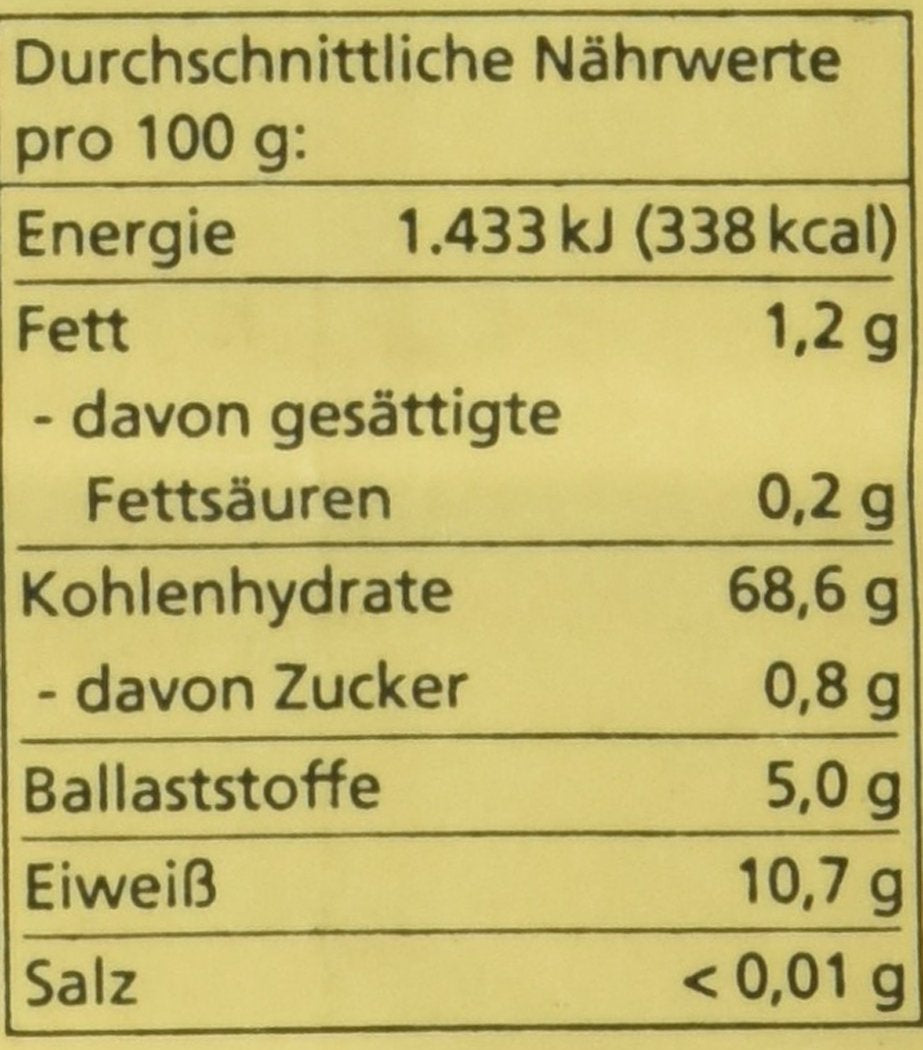 Semola di grano biologico, 500 g (la confezione può variare)