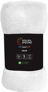 Soleil D'Ocre, coperta in flanella, 220 X 240 Cm, Calin, marrone Piumini e trapunte Naty Shop Bianco 220 X 240 Cm