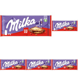 Milka LU – Cioccolato al latte alpino con croccanti biscotti LU – 87g