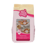 Funcakes Mix Für Royal Icing, Einfach Zu Berübenen, Zum Dekorieren Von Kuchen Und Keksen, Schöne Glasur, Nur Wasser Addenden, Halal., 450 G Glasuri si Decor Naty Shop Titolo predefinito