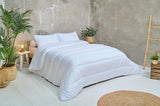 Bleu Câlin COUETTE MICROFIBRA KMF 45S, 240X260Cm, Poliestere, Trapunta, Coperta, Bianco, Piumini e Trapunte Invernali Naty Shop 200 X 200 Cm