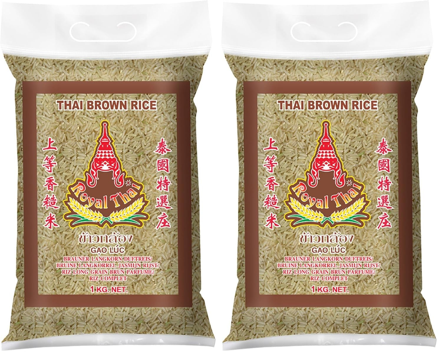 ROYAL THAI RICE - Riso integrale profumato a chicco lungo - 1 x 1 kg