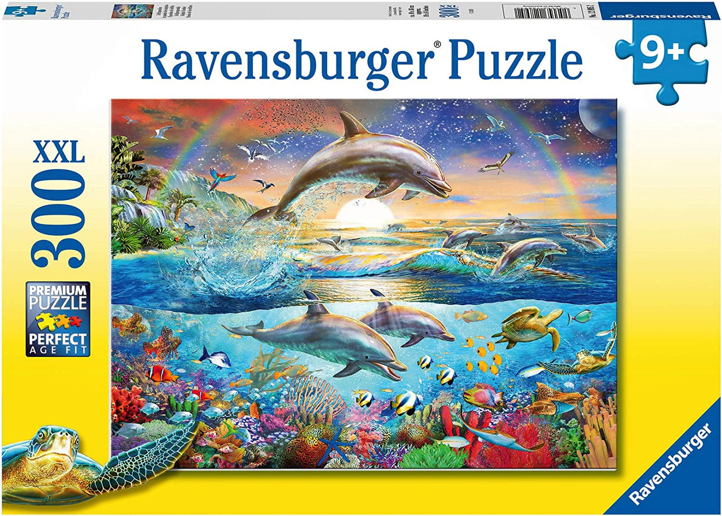 Puzzle per bambini Ravensburger - 12895 Il paradiso dei delfini - Puzzle per bambini dai 9 anni, con 300 pezzi in formato XXL Puzzle Naty Shop